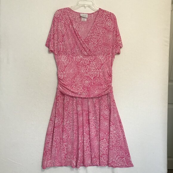 Vintage 80s Marallis Dress Size L - Picture 9 of 12